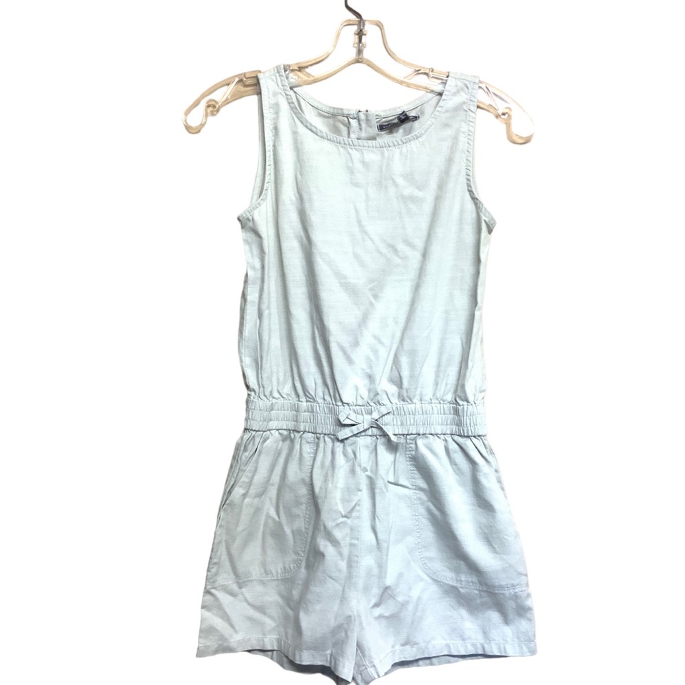 Vince Cotton Tencel Light Gray Romper NWT